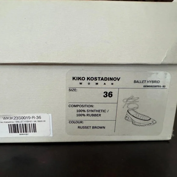 Kiko Kostadinov Wmns Ballet Hybrid Lace Up Sneakers